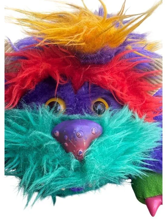 Vintage 1986 My Pet Monster, Rark, Hand Puppet Stuffed Animal Without Handcuffs - Picture 5 of 13